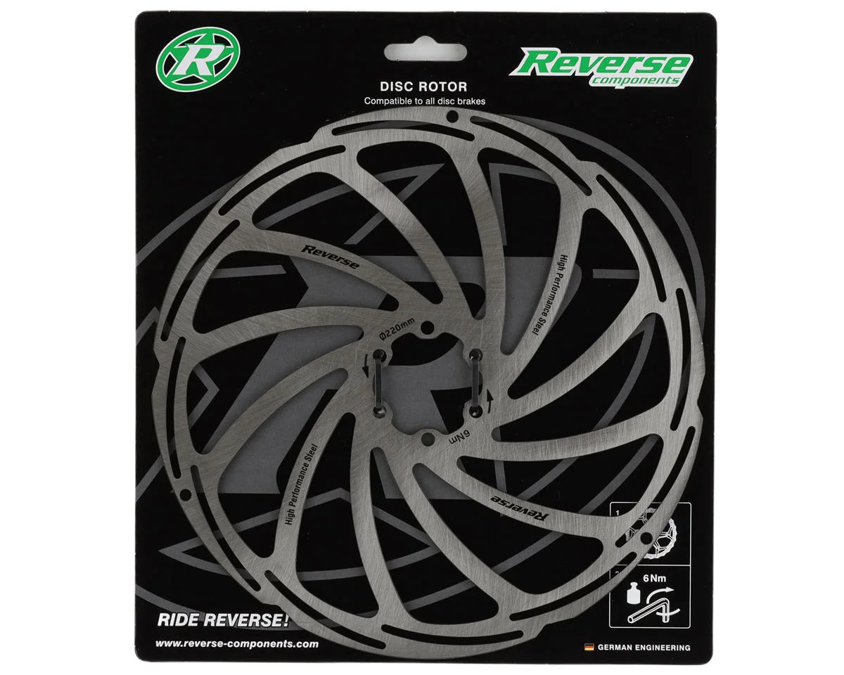 Reverse Components Steel Disc Rotor (Silver) (220mm) - view 2